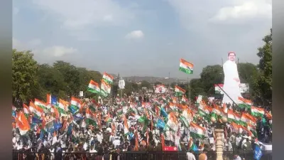 जयपुर में युवा आक्रोश रैलीः राहुल गांधी ने राजस्थान सरकार के मंत्रियों से किया संवाद