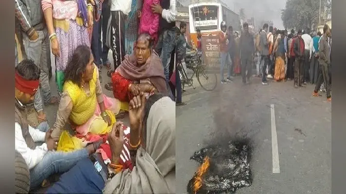 बिहार : छपरा के एकमा में धारदार हथियार से स्वर्ण व्यवसायी की हत्या, विरोध में सड़क पर उतरे लोग