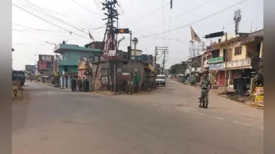 लोहरदगा हिंसा : जिले में छठे दिन भी कर्फ्यू जारी, दिनभर घर में बंद रहे लोग, चप्पे-चप्पे पर पुलिस