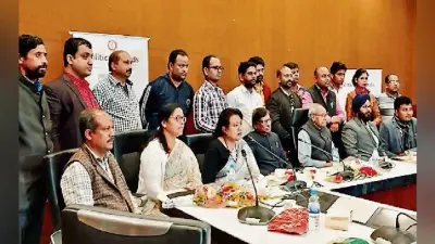 रांची : सम्मानित हुए प्रेस क्लब के नवनिर्वाचित सदस्य