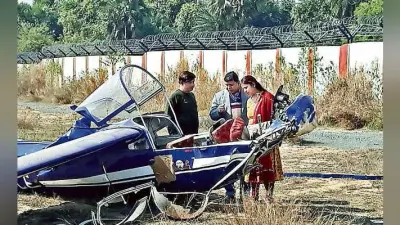 दुमका नगर : ग्लाइडर क्रैश को लेकर जांच के बाद घटनास्थल सील