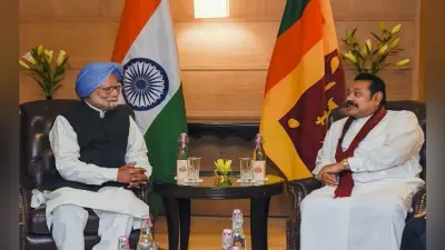 चार दिन की राजकीय यात्रा पर भारत पहुंचे श्रीलंका के प्रधानमंत्री महिंदा राजपक्षे
