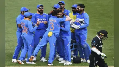 #NZvIND : न्यूजीलैंड के खिलाफ मैच में भारत ने श्रीलंका का रिकॉर्ड तोड़ा