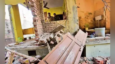 दलदली रोड के एक मकान में विस्फोट, सात घायल, दो की हालत गंभीर