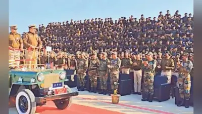 राजगीर : 136 सब इंस्पेक्टरों की पीटीसी में हुई पासआउट परेड