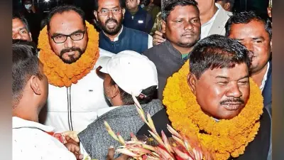 दिल्ली से लौटे प्रदीप और बंधु, किया दावा- असली झाविमो का ही कांग्रेस में हुआ विलय