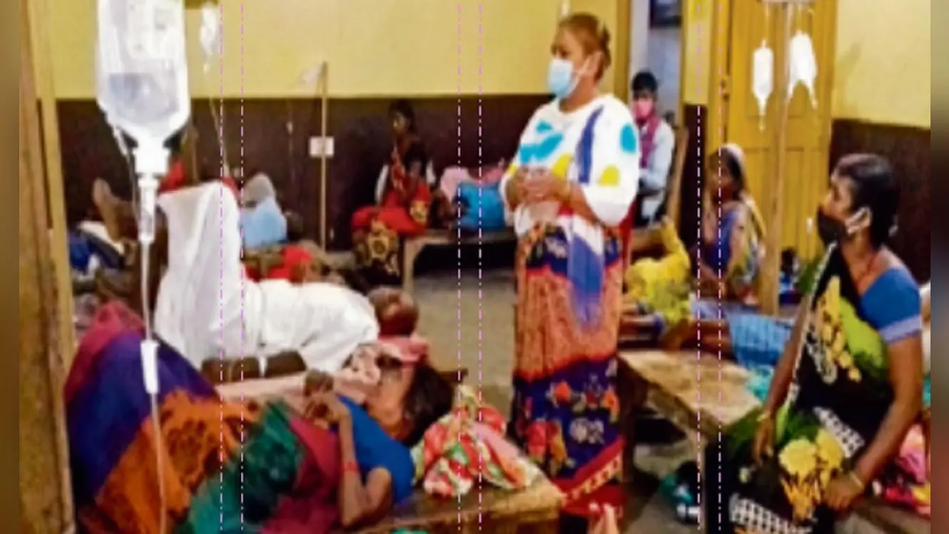kaimur news: कैमूर जिले का सरियांवा गांव डायरिया की चपेट में, 24 घंटे कैंप कर रही है मेडिकल टीम