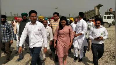 अनमोल गगन मान ने आनंदपुर साहिब क्षेत्र में अवैध खनन वाले क्षेत्रों का दौरा किया