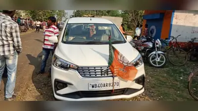 Bengal Chunav 2021: गलसी में BJP उम्मीदवार के वाहन पर पथराव, सुरक्षा व्यवस्था पर उठाए सवाल, TMC पर आरोप