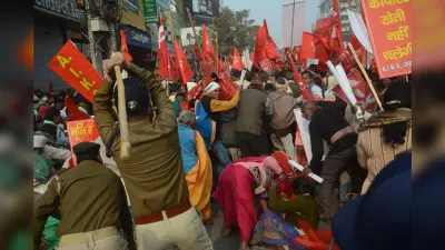 Bihar Lathicharge: नये कृषि कानून के खिलाफ प्रदर्शन कर रहे किसानों पर लाठीचार्ज, पुलिस ने दौड़ा-दौड़ाकर पीटा