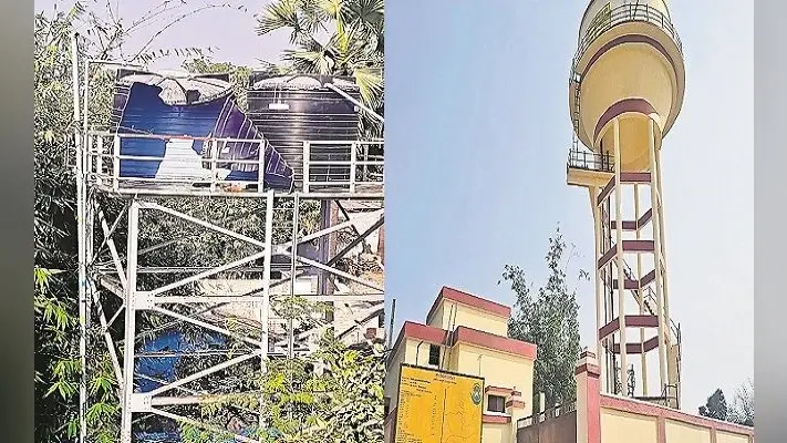 सात निश्चय योजना का जलमीनार उद्घाटन के पहले दिन ही हुआ ध्वस्त, 45 लाख की लागत से किया गया था तैयार