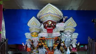 PHOTOS: बिहार के भागलपुर में 32 फीट की काली प्रतिमा, देखें जिले में स्थापित देवी की और भी तस्वीरें