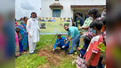 डिवाइन मैग्निट्यूड ऑर्गेनाइजेशन ने चलाया वृक्षारोपण अभियान