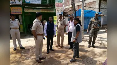डीसी व एसपी उतरे सड़क पर, लॉक डाउन का दिखा असर
