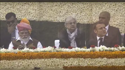 Republic Day 2024: कर्तव्य पथ पर परेड देखकर खड़े हो गये अतिथि, सीतारमण और अनुराग ठाकुर ने जमकर बजाई ताली