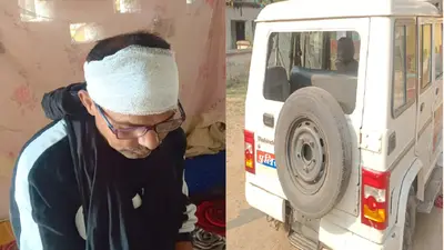 लखीसराय में वारंटी को गिरफ्तार करने पहुंची पुलिस टीम पर जानलेवा हमला, एक जवान जख्मी, वाहन भी क्षतिग्रस्त