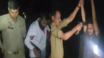 मथुरा के बीहड़ में बना रहे थे अवैध हथियार, पुलिस को देख बदमाशों ने कर दी फायरिंग, तीन गिरफ्तार