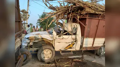 सारण में भीषण सड़क हादसा, एक की मौत