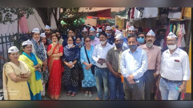 अंबेडकर जयंती पर आप कार्यकर्ताओं ने अर्पित किया श्रद्धासुमन, बाबा साहेब के आदर्शों पर चलने का लिया संकल्प