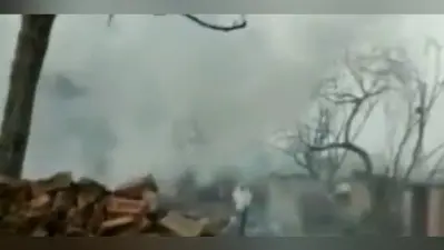 Hardoi: चूल्हे की चिंगारी से हरदोई में आग का तांडव, 86 मकान जलकर राख, दर्जनों मवेशियों की मौत, मचा कोहराम