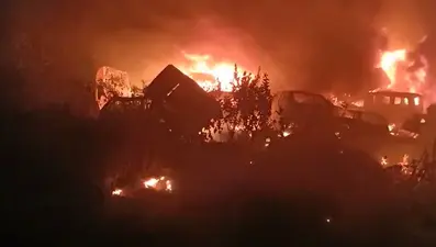 बिहार: आग लगने से उजड़ गया पूरा गांव, भीषण अगलगी में करीब 200 घर जलकर खाक