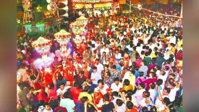 1885 में हंडे की रोशनी से शुरू हुई रामबारात में आधुनिकता ने लगाए चार चांद, भव्य रोशनी से जगमगाता है मार्ग