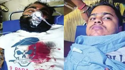 अलीगढ़ में रंगबाजी में दो युवकों पर फायरिंग करने के मामले में दो गिरफ्तार, तीन पुलिस अफसरों पर गिरी गाज