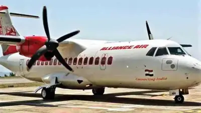 मुंबई से एलायंस एयर का एक विमान बिना इंजन कवर के उड़ा, 70 लोग थे सवार