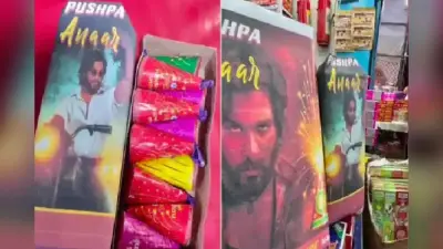 इस Diwali मार्केट में छाया Pushpa पटाखे…खरीदने वालों में दिखा अल्लू अर्जुन का जबरदस्त क्रेज