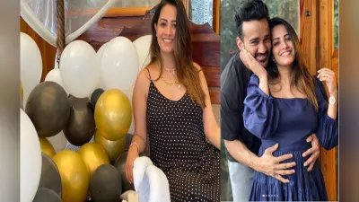 7th wedding anniversary पर बेबी बंप फ्लॉन्ट करती दिखीं अनीता हसनंदानी, पति ने प्यार भरे अंदाज में किया Wish