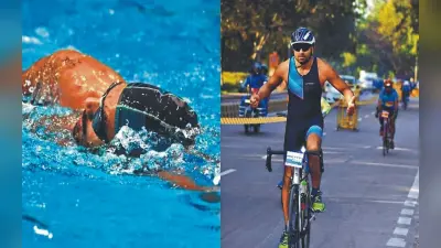 जमशेदपुर के अनंत राणा बने ‘Iron Man’, 5.27 घंटे में पूरी की स्वीमिंग, साइकिलिंग व रनिंग