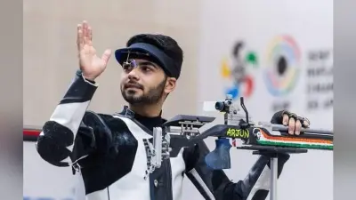 Shooting World Cup: अर्जुन बबूता ने 10 मीटर एयर राइफल में गोल्ड जीता, भारत का खाता खुला