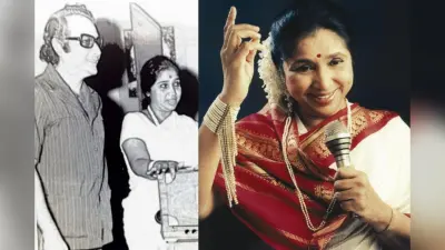 Asha Bhosle Photos: तेज बारिश में पोती संग जैपनिस खाने का स्वाद लेने पहुंची ‘सुरों की मलिका’ आशा भोसले