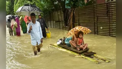 असम में बाढ़ से 34,000 लोग प्रभावित, अगले 48 घंटों में लखीमपुर समेत 8 जिलों में भारी बारिश की संभावना