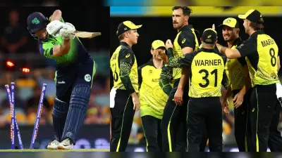 AUS vs IRE Highlights: ऑस्ट्रेलिया ने आयरलैंड को 42 रन से रौंदा, एरोन फिंच ने जड़ा अर्धशतक