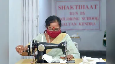देश की पहली महिला नागरिक सविता कोविंद ने बनाया फेस मास्क, साथ मिलकर कोरोना से लड़ने का दिया संदेश