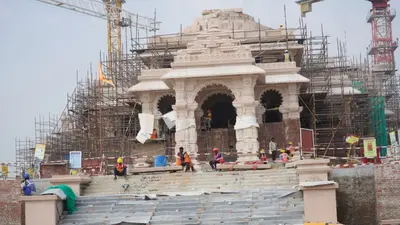 अयोध्या में श्रीराम जन्मभूमि मंदिर का निर्माण 50% तक हो गया पूरा, खूबियां जान दंग रह जाएंगे आप…