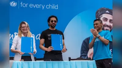 UNICEF इंडिया के नेशनल एम्बेसडर बने आयुष्मान खुराना, मंच से कहा- बाल अधिकारों के लिए दृढ़ आवाज बनाए….