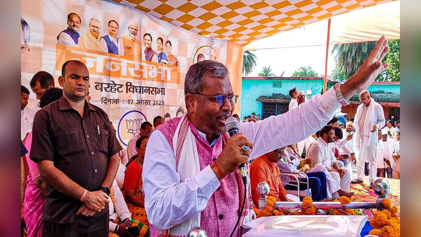 झारखंड : साहिबगंज के भोगनाडीह से बाबूलाल मरांडी ने शुरू की संकल्प यात्रा, हेमंत सरकार पर जमकर साधा निशाना