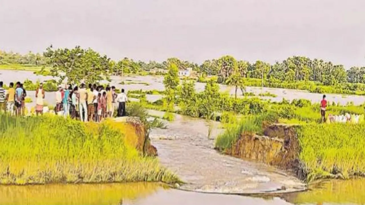 बिहार में गंगा, कोसी व गंडक समेत अन्य नदियों का जानें हाल, मुजफ्फरपुर में नहर का तटबंध टूटा…