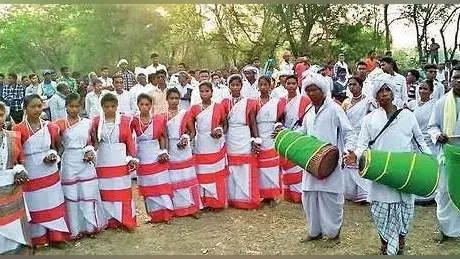 झारखंड: संताल परगना इलाके में बाहा पर्व शुरू, सादे पानी से होली खेलने का है रिवाज, जानें क्या है मान्यता