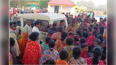 बांकुड़ा में भाजपा नेता का फंदे से लटकता शव बरामद, पुलिस की गाड़ी के सामने लेटी विधायक, प्रदर्शन जारी