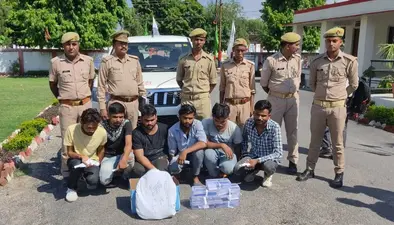 किस्मत: बरेली में लूट की रकम बांटते वक्त 6 बदमाश गिरफ्तार, 4 दिन पहले लिकर सेल्समैन से की थी लूट