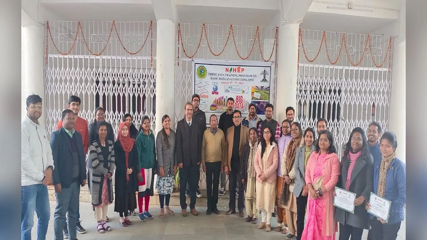 BAU के वेटनरी कॉलेज में स्टैटिस्टिकल टूल्स पर वर्कशॉप,आंकड़ों के विश्लेषण के लिए सॉफ्टवेयर को बताया अहम