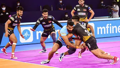 Pro Kabaddi League: बंगाल वॉरियर्स ने तेलुगु टाइटंस को 28-27 से हराया, मनिंदर सिंह का सुपर 10 रेड