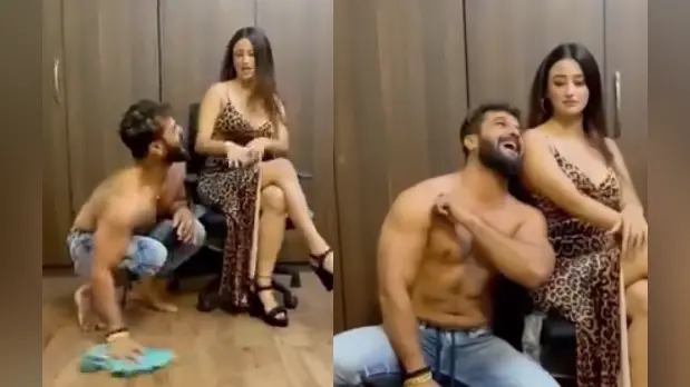 Lockdown में घर पर सब्जियां साफ कर रही Nusrat Bharucha, देखें Video