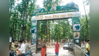 भगवान बिरसा जैविक उद्यान में सीसीटीवी लगाने का काम तेज