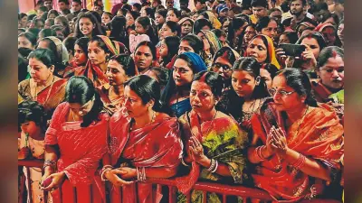 झारखंड के भलमारा में मां दुर्गा को नैवेद्य में चढ़ते हैं सोने-चांदी के जेवर, लहिया में नहीं होती प्रतिमा