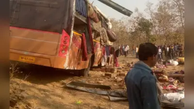 Madhya Pradesh Road Accident: इंदौर से छतरपुर जा रही बस पलटी, 4 की मौत, 35 घायल