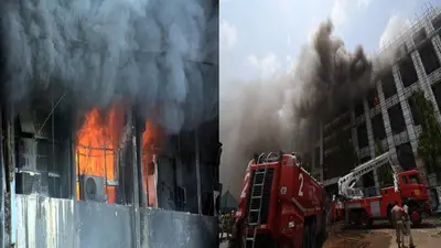 विश्वेश्वरैया भवन में अगलगी की आयुक्त और फॉरेंसिक टीम ने की जांच, जल गए विभाग के 60 प्रतिशत कागजात
